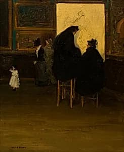 Copying in the Louvre