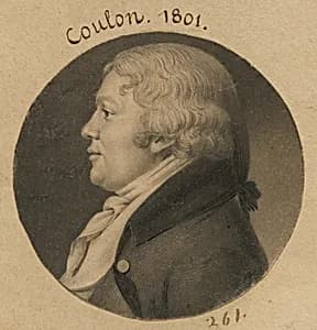 Coulon by Charles Balthazar Julien Févret de Saint-Mémin, 12 Mar 1770 - 23 Jun 1852