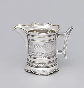 Creamer with Landscapes by The Sweetser Company, New York, New York, active 1900 – 1915