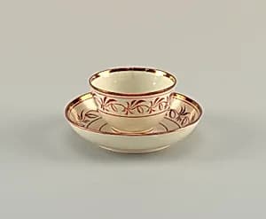Cup and saucer by Unknown