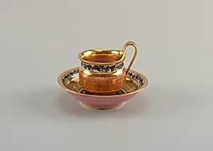 Cup and Saucer by Royal Porcelain Manufactory, Berlin, German, established 1763