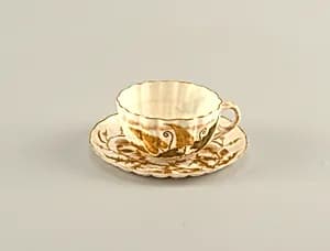 Cup and Saucer by Ott & Brewer, American, 1871 – 1893