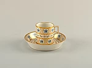 Cup and Saucer by Du Paquier Porcelain Manufactory, Austrian, active 1719 – 1864