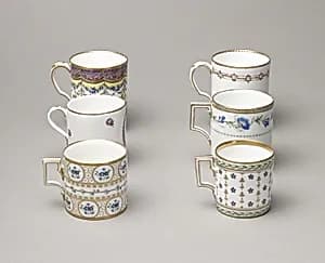Cup with Monogram by Frankenthal Porcelain Factory, German, active mid- to late 18th century