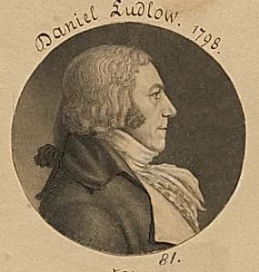 Daniel Ludlow by Charles Balthazar Julien Févret de Saint-Mémin, 12 Mar 1770 - 23 Jun 1852