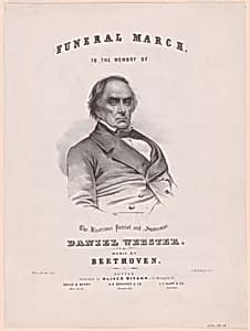 Daniel Webster by J. H. Bufford Lithography Company, active 1835 - 1890