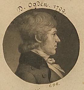 David Bayard Ogden by Charles Balthazar Julien Févret de Saint-Mémin, 12 Mar 1770 - 23 Jun 1852