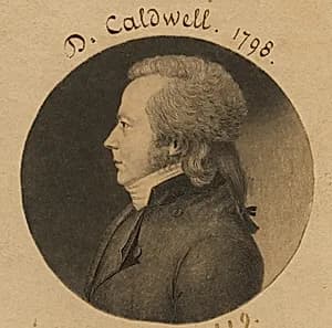 David Caldwell by Charles Balthazar Julien Févret de Saint-Mémin, 12 Mar 1770 - 23 Jun 1852