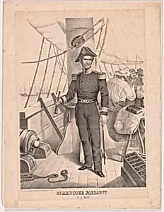 David Glasgow Farragut by Ehrgott & Forbriger Lithography Company, active 1856 - 1869