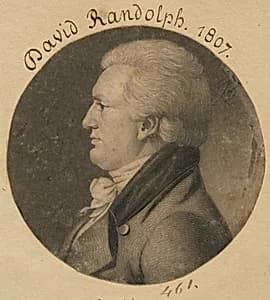 David Meade Randolph by Charles Balthazar Julien Févret de Saint-Mémin, 12 Mar 1770 - 23 Jun 1852