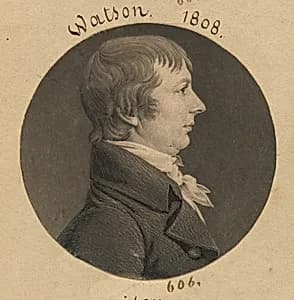 David Watson by Charles Balthazar Julien Févret de Saint-Mémin, 12 Mar 1770 - 23 Jun 1852