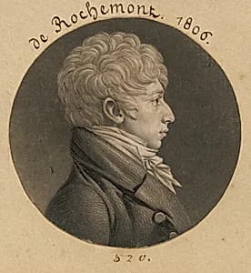 de Rochemont by Charles Balthazar Julien Févret de Saint-Mémin, 12 Mar 1770 - 23 Jun 1852