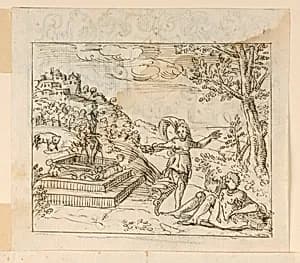 Death of Thisbe by Unknown