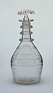 Decanter and stopper by Unknown