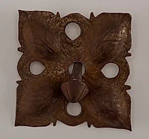Decorative door boss and nail by Unknown