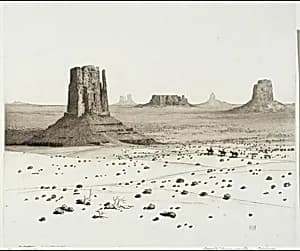 Desert Monuments, Arizona by George Elbert Burr