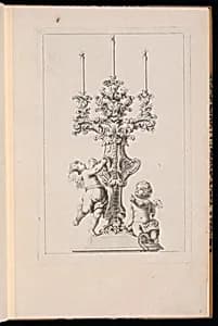 Design for a Candelabra by Thomas Germain, French, 1673 – 1748