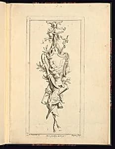 Design for a Pendant Trophy by René Charpentier, French, 1680 - 1723