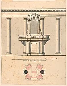 Design for a Pulpit by Unknown