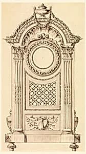Design for a Table Clock by Richard de Lalonde, French, active 1780–96
