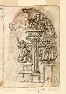 Design for an Altar by Leonardo Scaglia, French, active Italy, 1640 – 1650