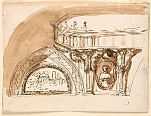 Design for Ceiling Decoration by Giuseppe Barberi, Italian, 1746–1809