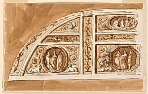 Design for Ceiling Decoration by Giuseppe Barberi, Italian, 1746–1809