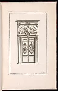 Design for Doors by Thomas Lainé, French, 1682 – 1739