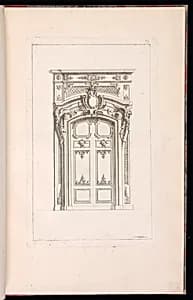 Design for Doors by Thomas Lainé, French, 1682 – 1739