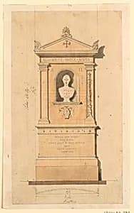 Design for Monument by Felice Giani, Italian, 1758–1823