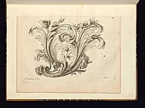 Design for Ornament by Pierre Germain, French, 1703 - 1783