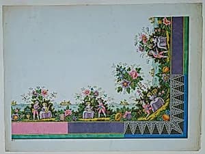 Design for Textile by Louis-Albert DuBois, Swiss, 1752–1818