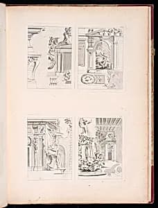 Designs After Architecture by Gilles-Marie Oppenord, French, 1672–1742