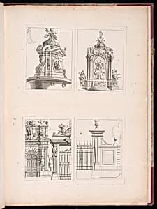 Designs After Architecture by Gilles-Marie Oppenord, French, 1672–1742