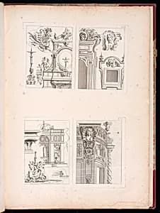 Designs After Architecture by Gilles-Marie Oppenord, French, 1672–1742