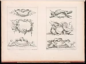 Designs for Cartouches by Gilles-Marie Oppenord, French, 1672–1742