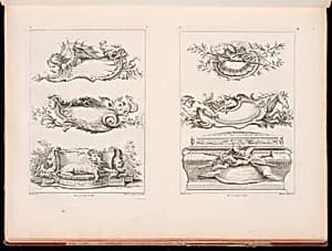Designs for Cartouches by Gilles-Marie Oppenord, French, 1672–1742