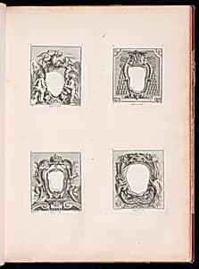 Designs for Cartouches by Gilles-Marie Oppenord, French, 1672–1742