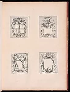 Designs for Cartouches by Gilles-Marie Oppenord, French, 1672–1742