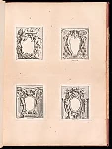 Designs for Cartouches by Gilles-Marie Oppenord, French, 1672–1742