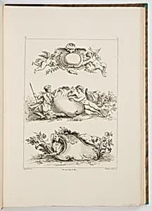 Designs for Cartouches by Gilles-Marie Oppenord, French, 1672–1742