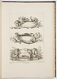 Designs for Cartouches by Gilles-Marie Oppenord, French, 1672–1742