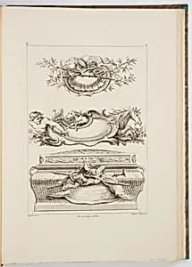 Designs for Cartouches by Gilles-Marie Oppenord, French, 1672–1742