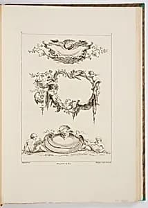 Designs for Cartouches by Gilles-Marie Oppenord, French, 1672–1742