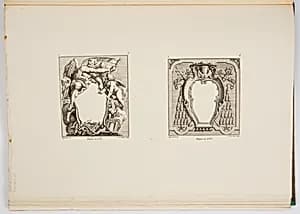 Designs for Cartouches by Gilles-Marie Oppenord, French, 1672–1742