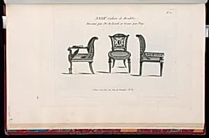Designs for Chairs by Richard de Lalonde, French, active 1780–96
