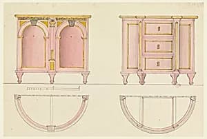 Designs for Commodes by Unknown