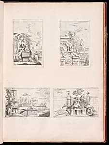 Designs for Fountains by Gilles-Marie Oppenord, French, 1672–1742