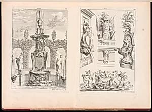 Designs for Fountains by Gilles-Marie Oppenord, French, 1672–1742
