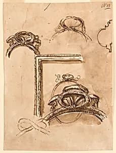 Designs for Frames by Giuseppe Barberi, Italian, 1746–1809